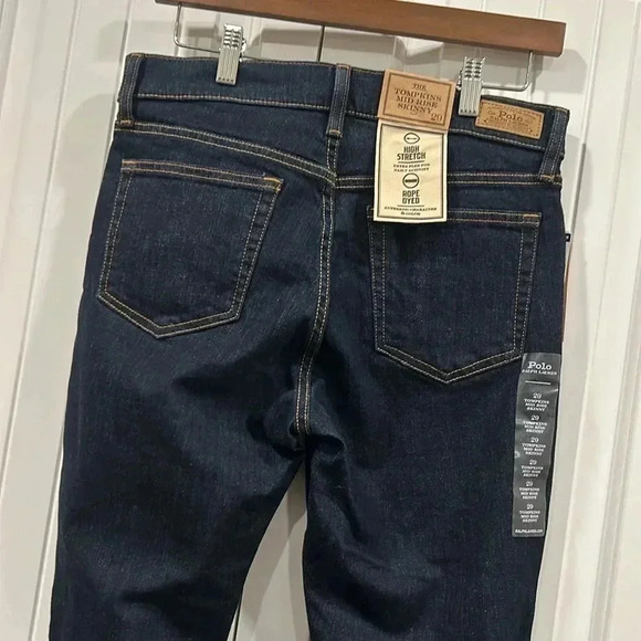 Polo Ralph Lauren The Tompkins Mid-Rise Skinny Jeans - Picture 4 of 8